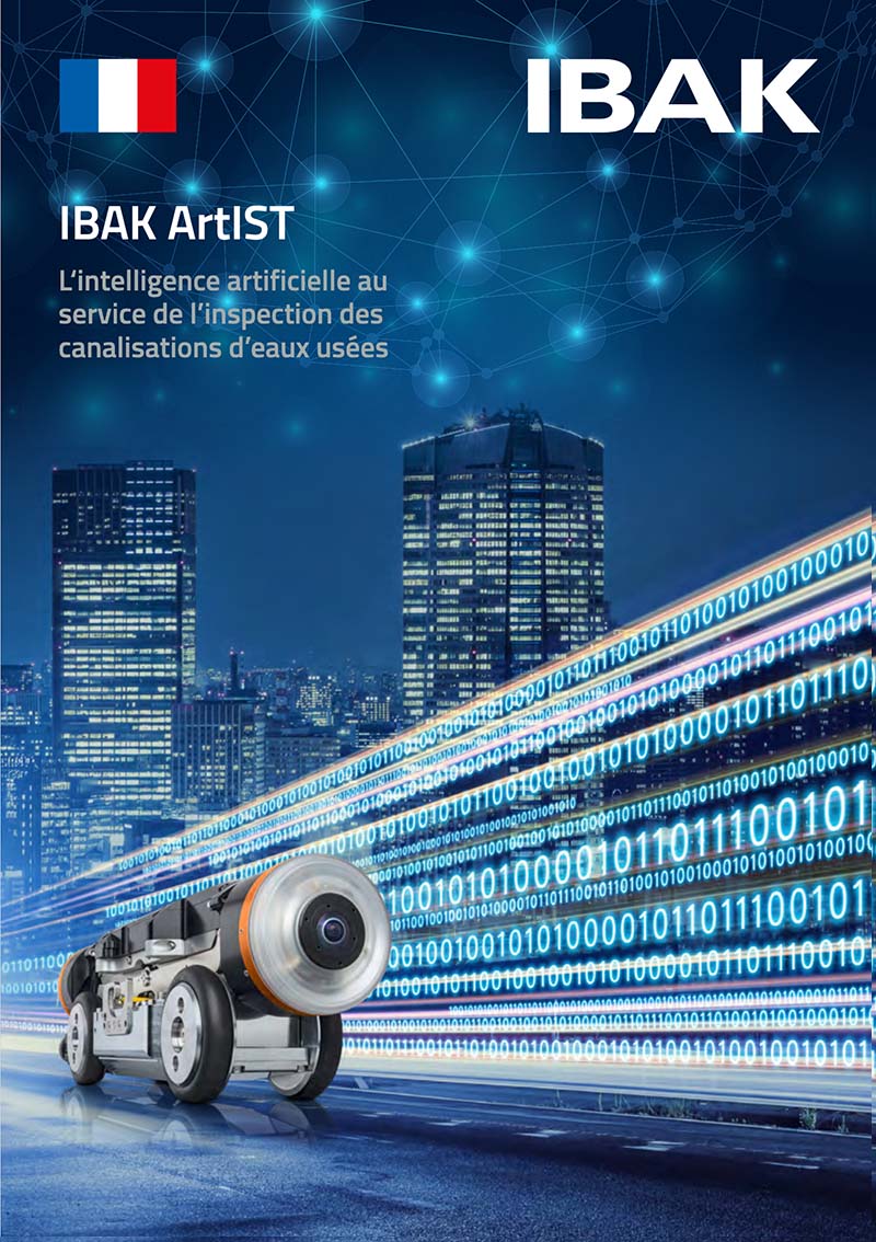 Brochure IBAK ArtIST Service web Inspection des canalisations Intelligence artificielle Analyse des canalisations avec l'IA
